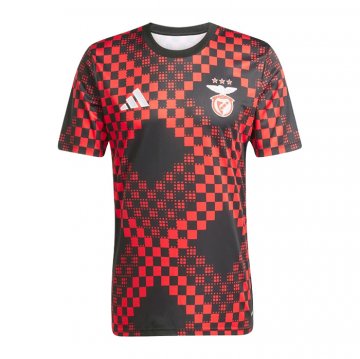 Camiseta Pre Partido del Benfica 25-26 Negro Rojo