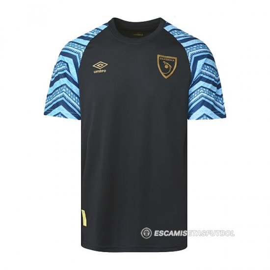 Camiseta Pre Partido del Guatemala 2023 Negro - Haga un click en la imagen para cerrar