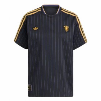 Camiseta Pre Partido del Manchester United 25-26 Negro