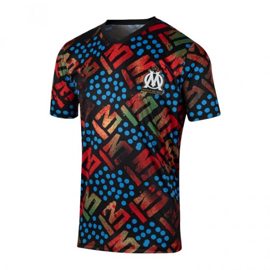 Camiseta Pre Partido del Olympique Marsella Africa 2024 Negro - Haga un click en la imagen para cerrar