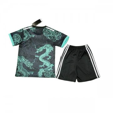 Camiseta Real Madrid Dragon Nino 25-26 Negro