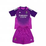 Camiseta Real Madrid Portero Nino 25-26 Purpura