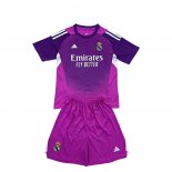 Camiseta Real Madrid Portero Nino 25-26 Purpura
