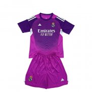 Camiseta Real Madrid Portero Nino 25-26 Purpura