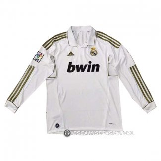 Camiseta Real Madrid 1ª Manga Larga Retro 2012