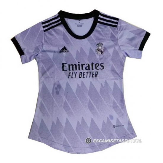 Camiseta Real Madrid 2ª Mujer 22-23 - Haga un click en la imagen para cerrar