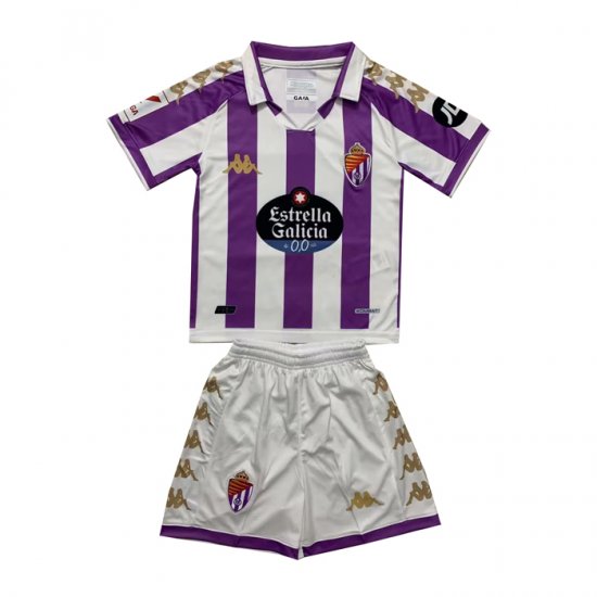 Camiseta Real Valladolid 1ª Nino 23-24 - Haga un click en la imagen para cerrar