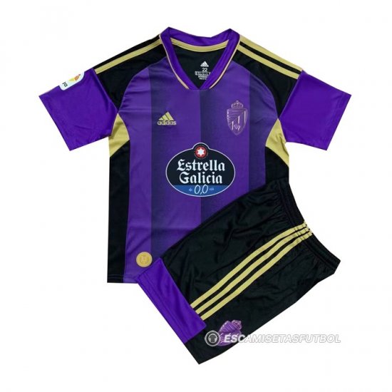 Camiseta Real Valladolid 2ª Nino 22-23 - Haga un click en la imagen para cerrar