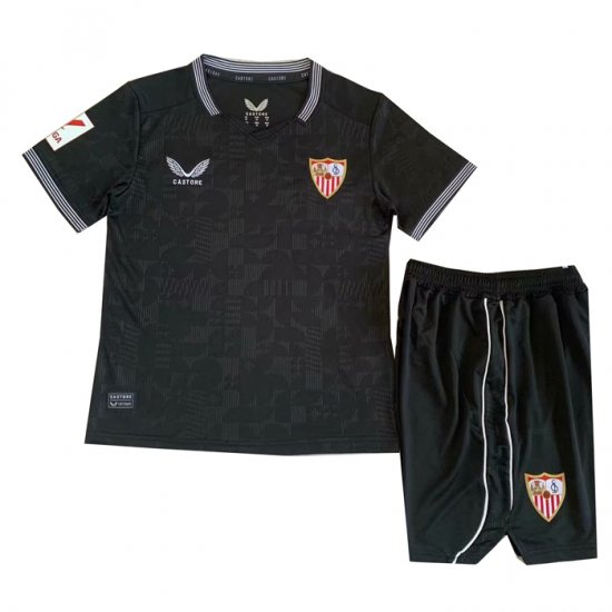 Camiseta Sevilla Portero Nino 23-24 Negro - Haga un click en la imagen para cerrar
