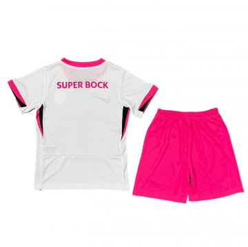 Camiseta Sporting Special Nino 25-26 Blanco Rosa