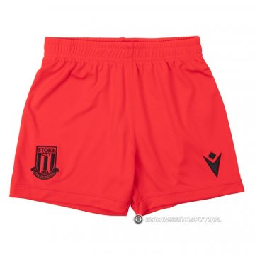 Camiseta Stoke City 2ª Nino 22-23 Negro