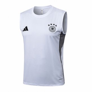 Camiseta de Entrenamiento Alemania Sin Mangas 25-26 Blanco