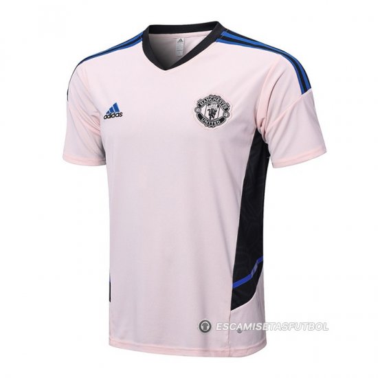 Camiseta de Entrenamiento Manchester United 22-23 Rosa - Haga un click en la imagen para cerrar