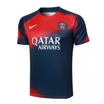 Camiseta de Entrenamiento Paris Saint-Germain 23-24 Rojo y Azul