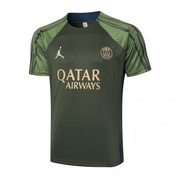 Camiseta de Entrenamiento Paris Saint-Germain Jordan 24-25 Verde