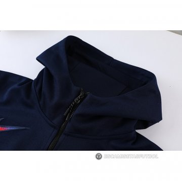 Chandal con Capucha del Barcelona 2022-23 Azul