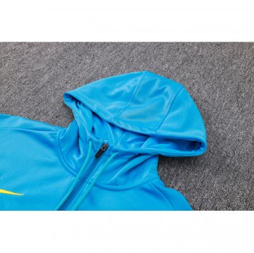 Chandal con Capucha del Brasil 24-25 Azul
