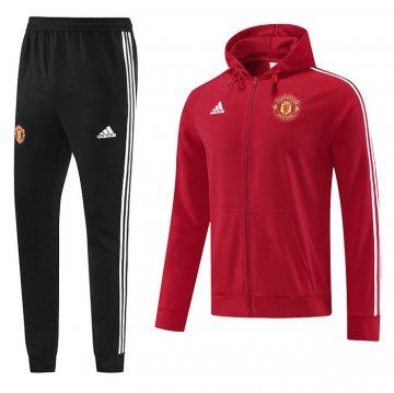 Chandal con Capucha del Manchester United 22-23 Rojo