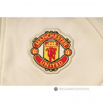 Chandal con Capucha del Manchester United 23-24 Amarillo