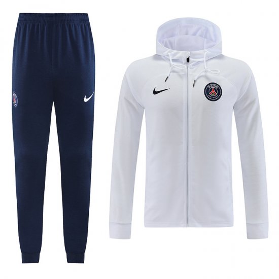 Chandal con Capucha del Paris Saint-Germain 2022-23 Blanco - Haga un click en la imagen para cerrar