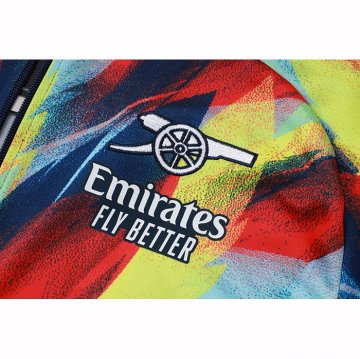 Chandal de Chaqueta del Arsenal 25-26 Azul Amarillo Rojo