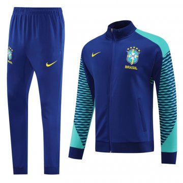 Chandal de Chaqueta del Brasil 23-24 Azul