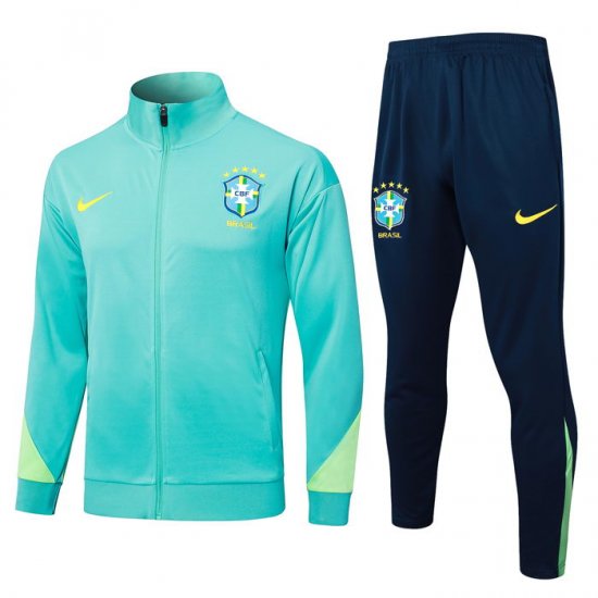 Chandal de Chaqueta del Brasil 24-25 Verde - Haga un click en la imagen para cerrar