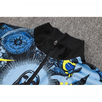 Chandal de Chaqueta del Brasil Jesus Nino 24-25 Azul