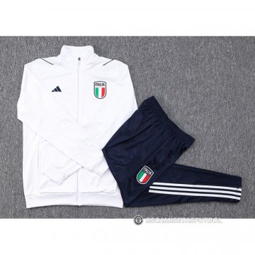 Chandal de Chaqueta del Italia Nino 23-24 Blanco