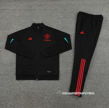 Chandal de Chaqueta del Manchester United 2023-24 Negro