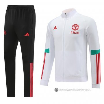 Chandal de Chaqueta del Manchester United 23-24 Blanco