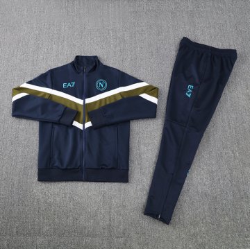 Chandal de Chaqueta del Napoli 24-25 Azul Verde