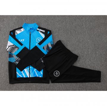 Chandal de Chaqueta del Napoli Nino 2024-25 Azul