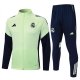 Chandal de Chaqueta del Real Madrid Nino 25-26 Verde