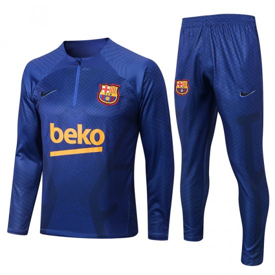 Chandal de Sudadera del Barcelona 2022-23 Azul - Haga un click en la imagen para cerrar