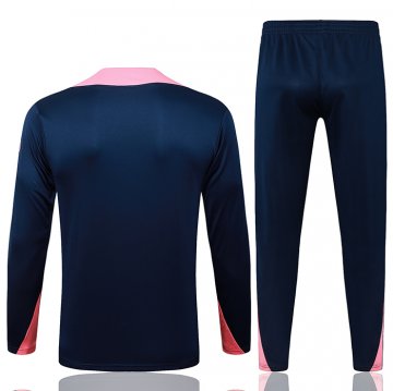 Chandal de Sudadera del Barcelona 2025-26 Azul Rosa