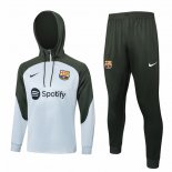 Chandal de Sudadera del Barcelona Nino 23-24 Gris Claro