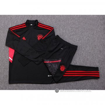 Chandal de Sudadera del Bayern Munich 22-23 Negro