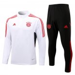 Chandal de Sudadera del Bayern Munich Nino 22-23 Blanco