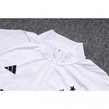 Chandal de Sudadera del Cruzeiro 23-24 Blanco