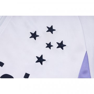 Chandal de Sudadera del Cruzeiro 23-24 Blanco