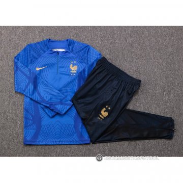 Chandal de Sudadera del Francia 2022-2023 Azul