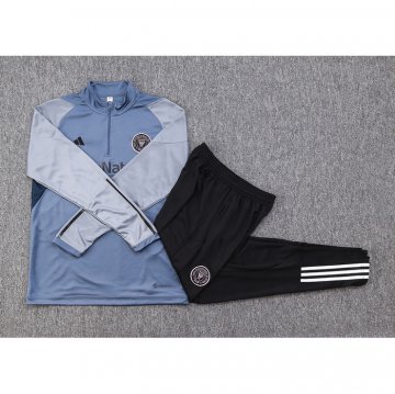 Chandal de Sudadera del Inter Miami 23-24 Gris