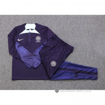 Chandal de Sudadera del Inter Milan 22-23 Purpura