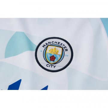 Chandal de Sudadera del Manchester City 2024 Azul y Blanco