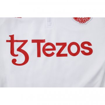 Chandal de Sudadera del Manchester United 2023-2024 Blanco