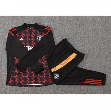 Chandal de Sudadera del Manchester United Nino 24-25 Rojo
