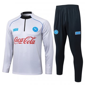 Chandal de Sudadera del Napoli 25-26 Blanco