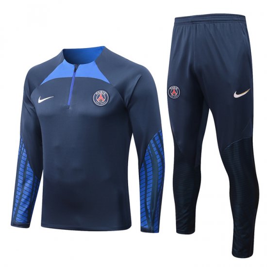 Chandal de Sudadera del Paris Saint-Germain 22-23 Azul - Haga un click en la imagen para cerrar