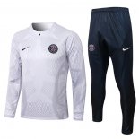 Chandal de Sudadera del Paris Saint-Germain Nino 2022-23 Blanco